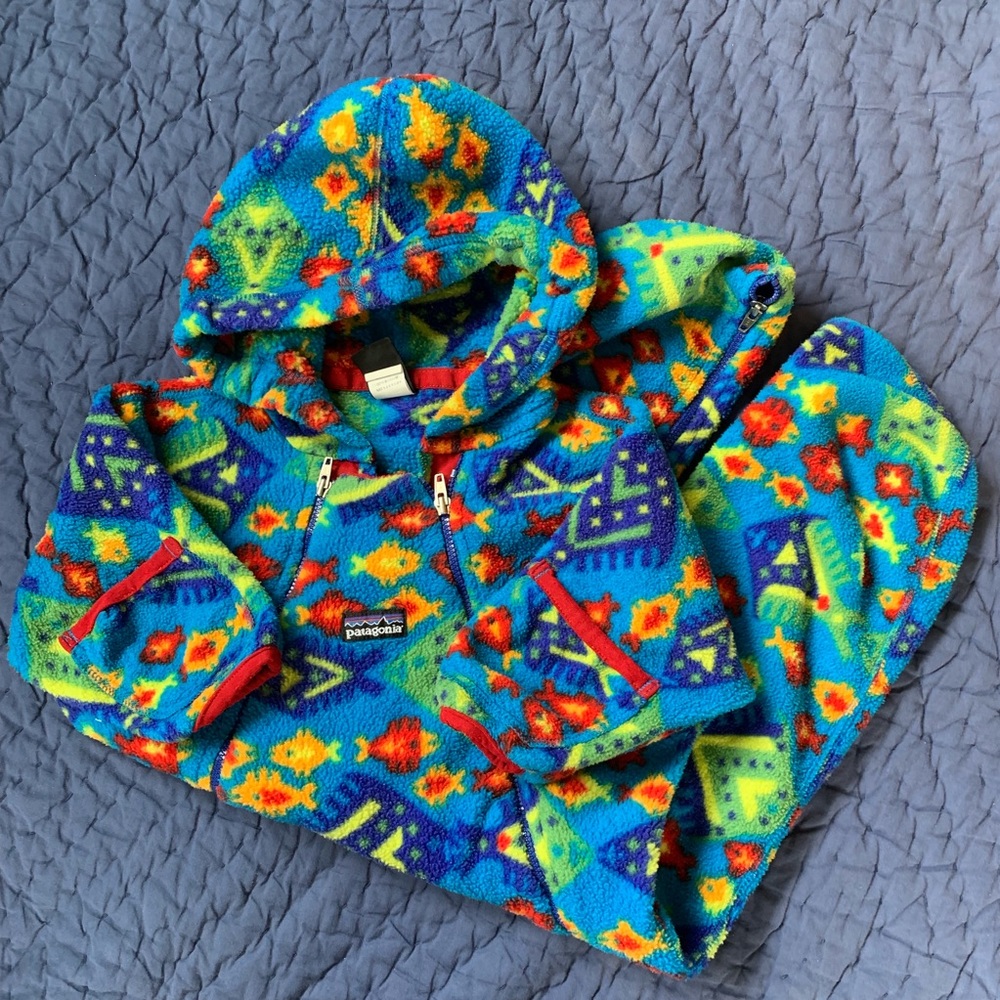 Patagonia fleece baby bunting - size L (16-20lbs)